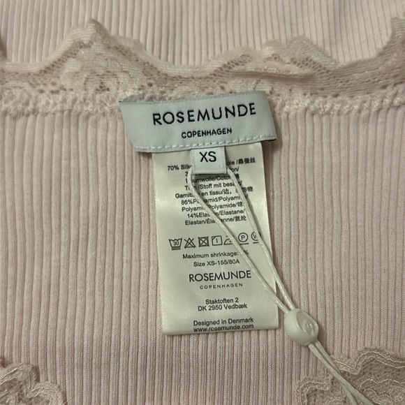 💠NWT Rosemunde Silk Lace Tank Top (XS) - Picture 4 of 8